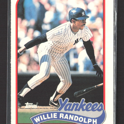 1989 Topps Tiffany Willie Randolph #635