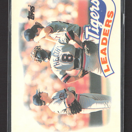1989 Topps Tiffany Tigers Leaders #609