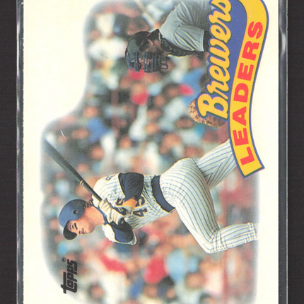 1989 Topps Tiffany Brewers Leaders #759