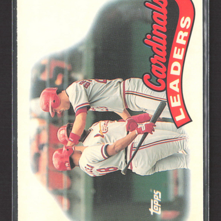 1989 Topps Tiffany Cardinals Leaders #261