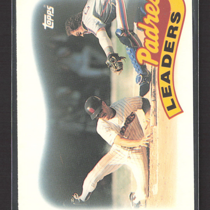 1989 Topps Tiffany Padres Leaders #231