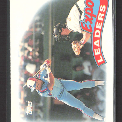 1989 Topps Tiffany Expos Leaders #81