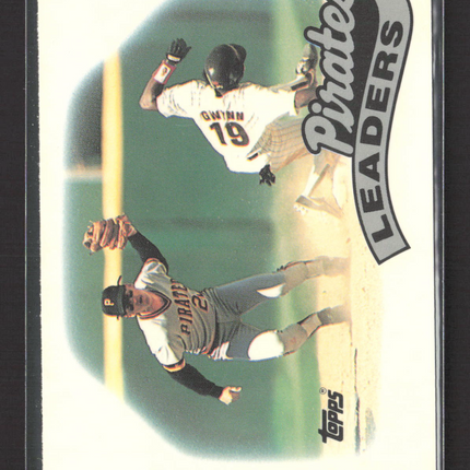 1989 Topps Tiffany Pirates Leaders #699