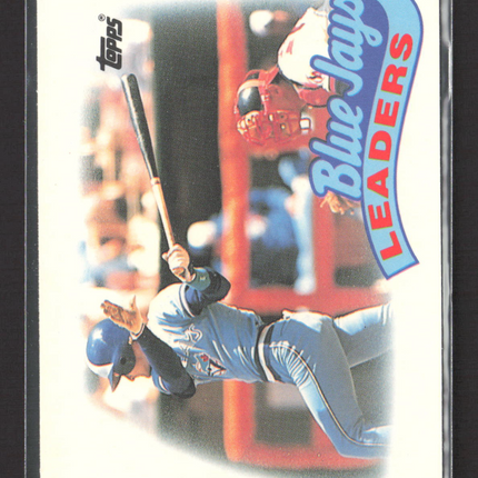 1989 Topps Tiffany Blue Jays Leaders #201