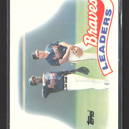 1989 Topps Tiffany Braves Leaders #171