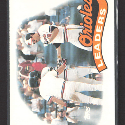 1989 Topps Tiffany Orioles Leaders #381