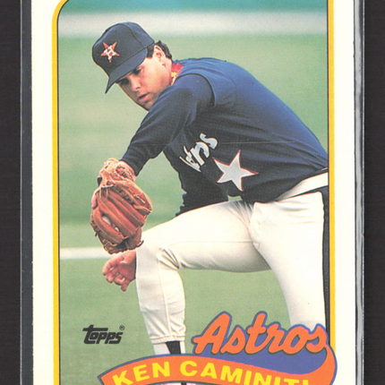 1989 Topps Tiffany Ken Caminiti #369