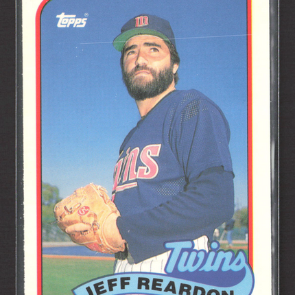 1989 Topps Tiffany Jeff Reardon #775