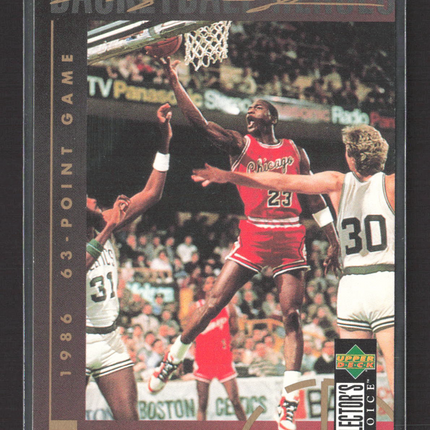 1994 Upper Deck Collector's Choice Basketball Heroes Michael Jordan #212