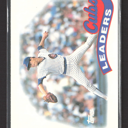 1989 Topps Tiffany Cubs Leaders #549