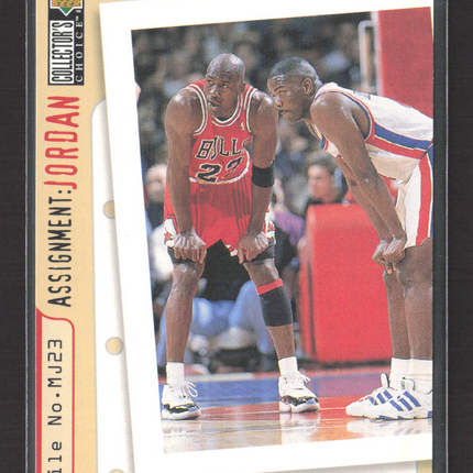 1996 Upper Deck Collector's Choice Michael Jordan Joe Dumars #363