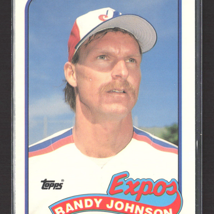 1989 Topps Tiffany  Randy Johnson #647