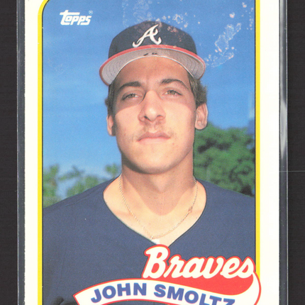 1989 Topps  Tiffany John Smoltz #382