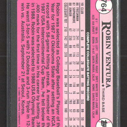 1989 Topps Tiffany Robin Ventura #764