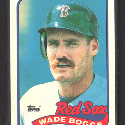 1989 Topps Tiffany Wade Boggs #600