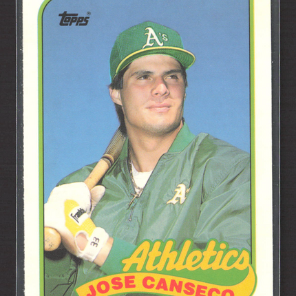 1989 Topps Tiffany Jose Canseco #500