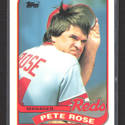 1989 Topps Tiffany Pete Rose #505