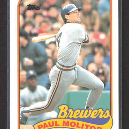 1989 Topps Tiffany Paul Molitor #110