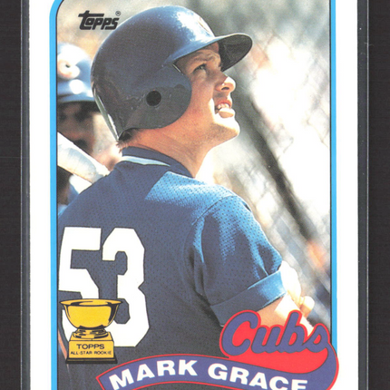 1989 Topps Tiffany Mark Grace #465