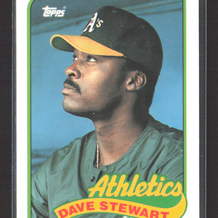 1989 Topps Tiffany Dave Stewart #145