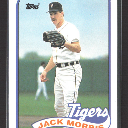 1989 Topps Tiffany Jack Morris #645
