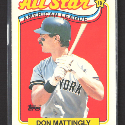 1989 Topps Tiffany Don Mattingly #397