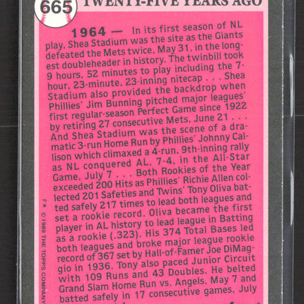 1964 Topps Tiffany Tony Oliva #665
