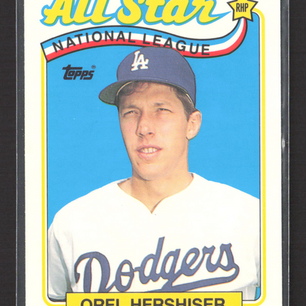 1989 Topps Tiffany Orel Hershiser #394