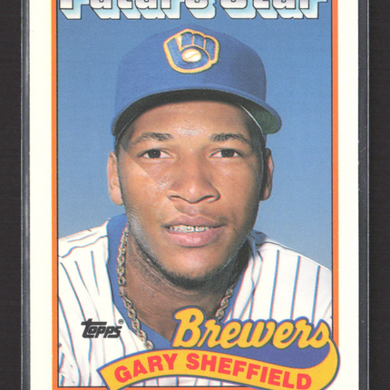 1989 Topps Tiffany Gary Sheffield #343