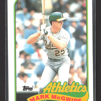 1989 Topps Tiffany Mark McGwire #70