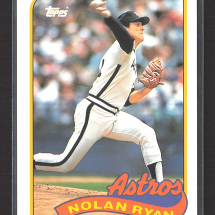 1989 Topps Tiffany Nolan Ryan #530