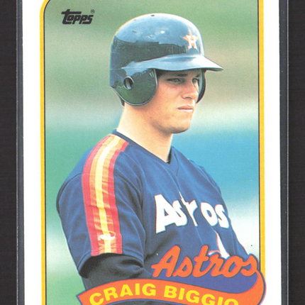 1989 Topps Tiffany Craig Biggio #49