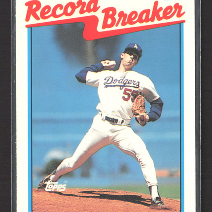 1989 Topps Tiffany Orel Hershiser #5