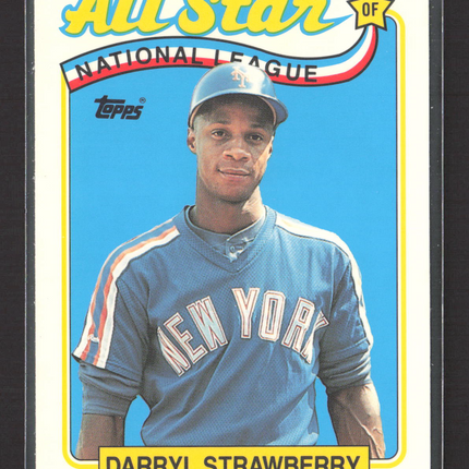 1989 Topps Tiffany Darryl Strawberry #390