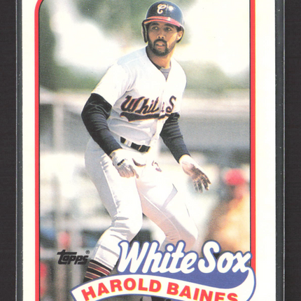 1989 Topps Tiffany Harold Baines #585