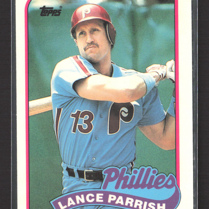 1989 Topps Tiffany Lance Parrish #470
