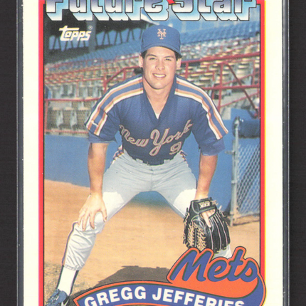 1989 Topps Tiffany Gregg Jefferies #233