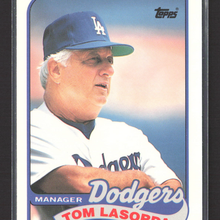 1989 Topps Tiffany Tom Lasorda #254