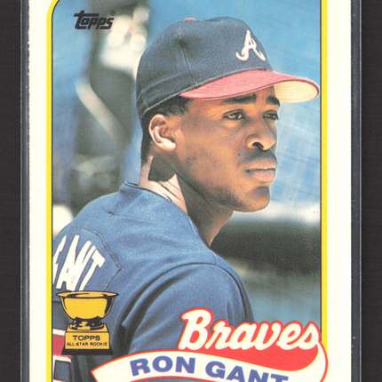 1989 Topps Tiffany Ron Gant #296