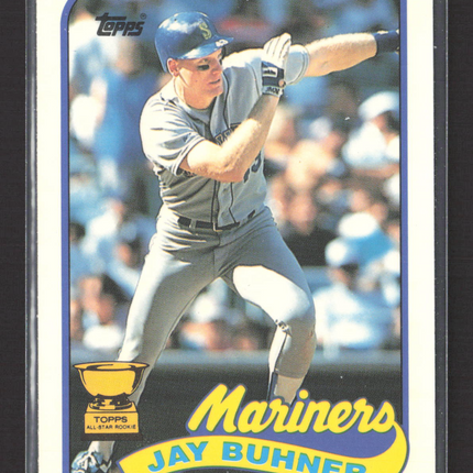 1989 Topps Tiffany Jay Buhner #223 Topps All-Star Rookie