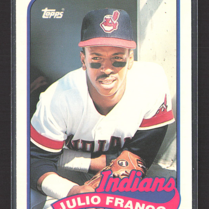 1989 Topps Tiffany Julio Franco #55