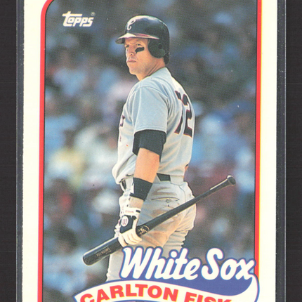 1989 Topps Tiffany Carlton Fisk #695