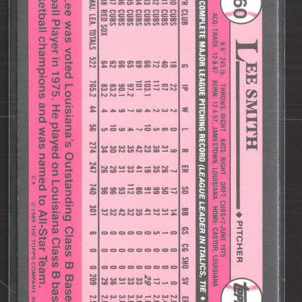 1989 Topps Tiffany Lee Smith #760