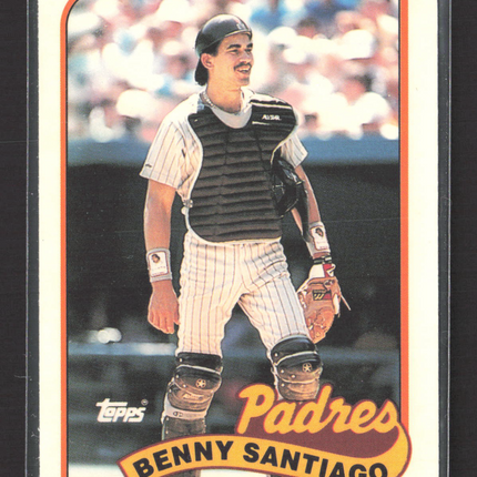 1989 Topps Tiffany Benny Santiago #256