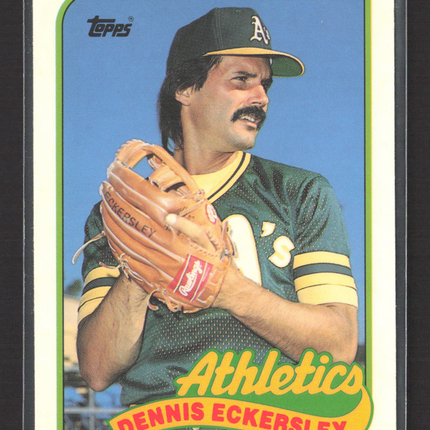 1989 Topps Tiffany Dennis Eckersley #370