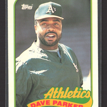 1989 Topps Tiffany Dave Parker #475