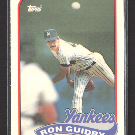 1989 Topps Tiffany Ron Guidry #255