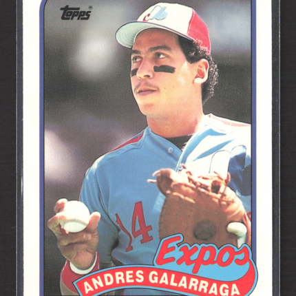 1989 Topps Tiffany Andres Galarraga #590