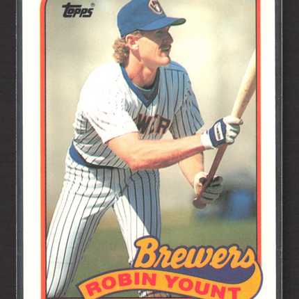 1989 Topps Tiffany Robin Yount #615