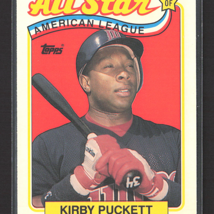 1989 Topps Tiffany Kirby Puckett #403